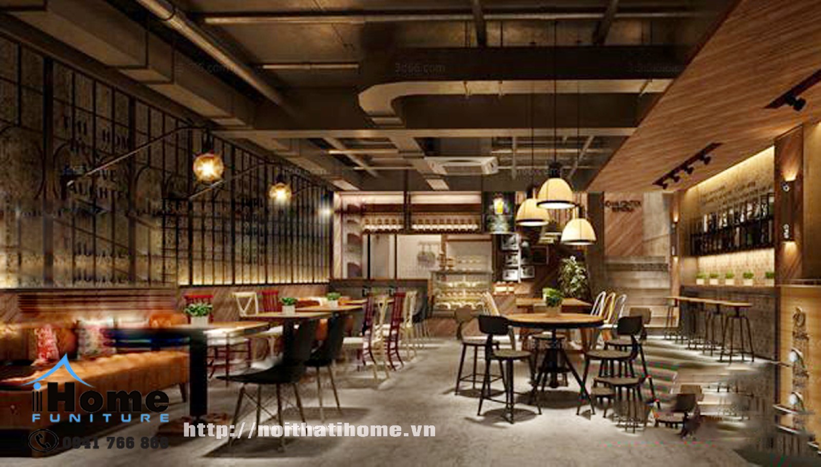 thiết kế quán cafe đẹp hải phòng